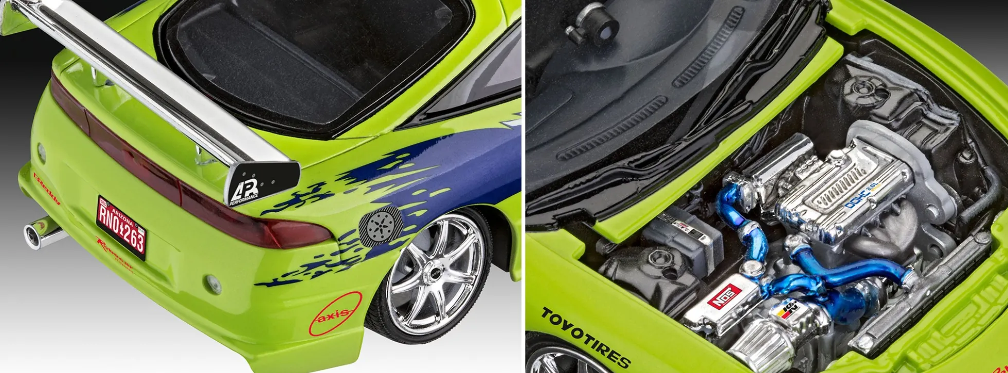 Revell 67691 Fast and Furious - Brians 1995 Mitsubishi Eclipse | Model Set | Auto Bausatz 1:25