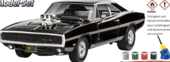 Revell 67693 Fast and Furious - Dominics 1970 Dodge Charger | Model Set | Auto Bausatz 1:25