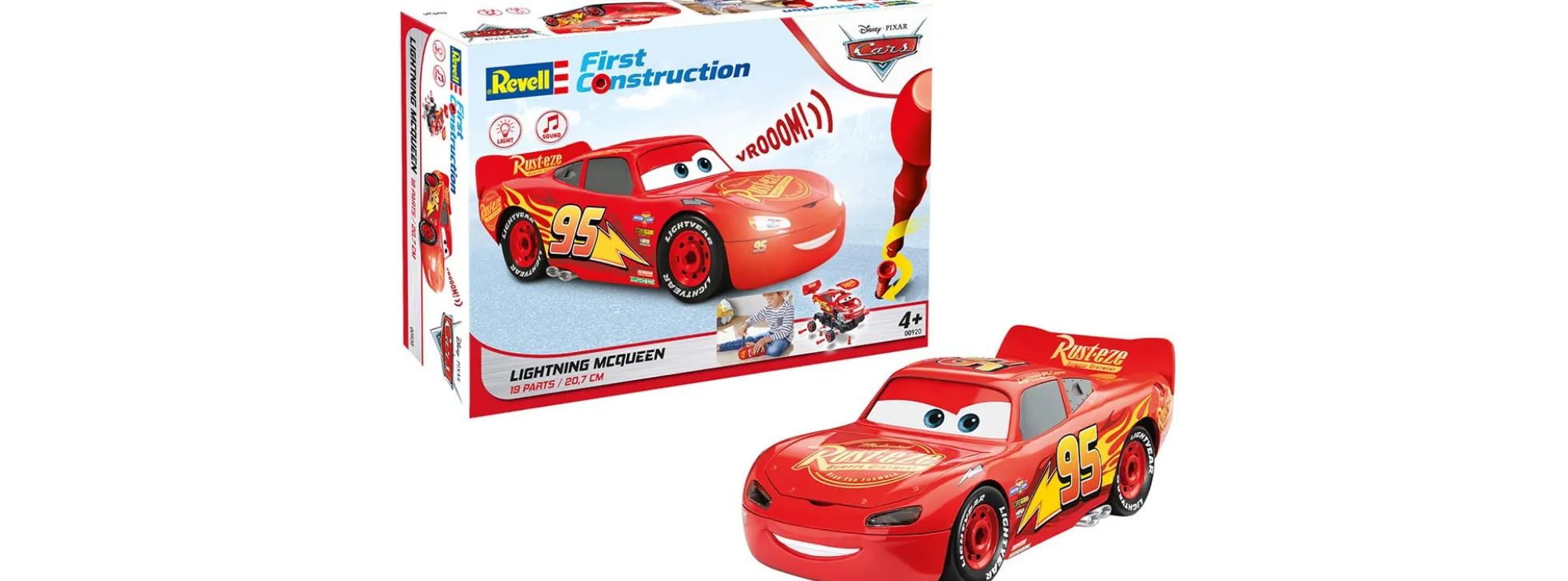 Revell 00920 First Construction Spielset Lightning McQueen | Bausatz 1:20