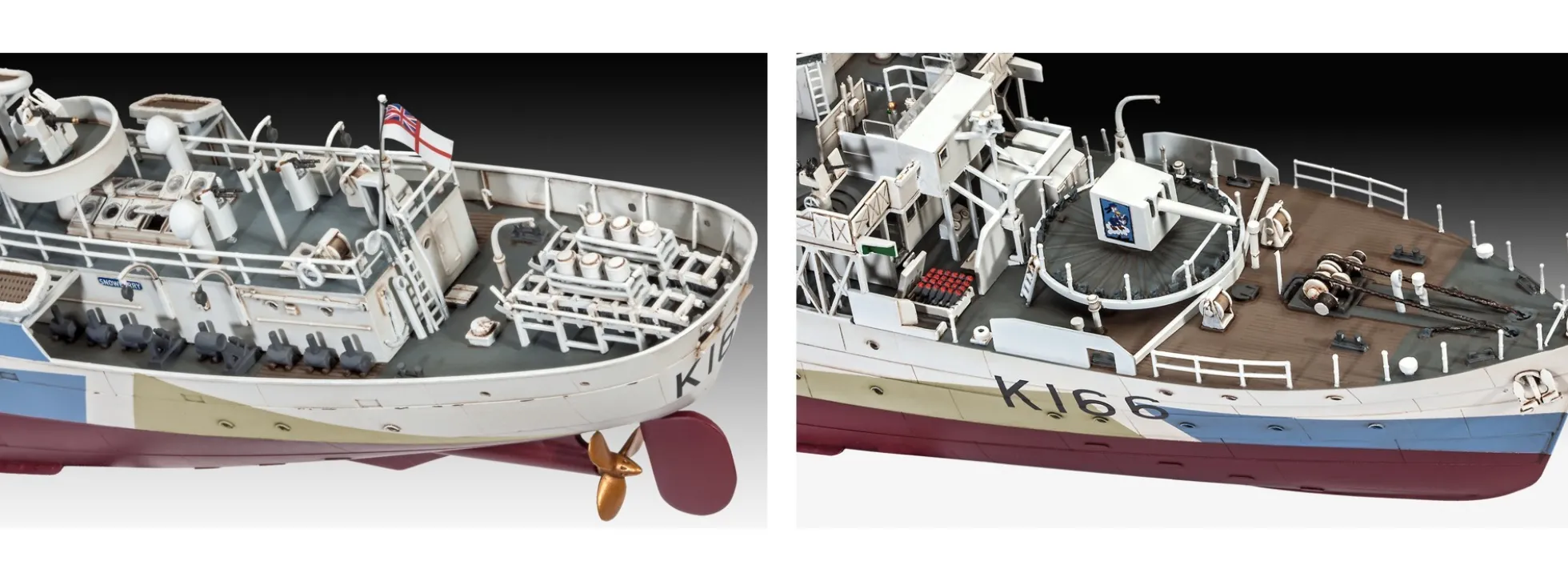 Revell 05132 Flower Class Corvette HMCS Snowberry | Schiff Bausatz 1:144