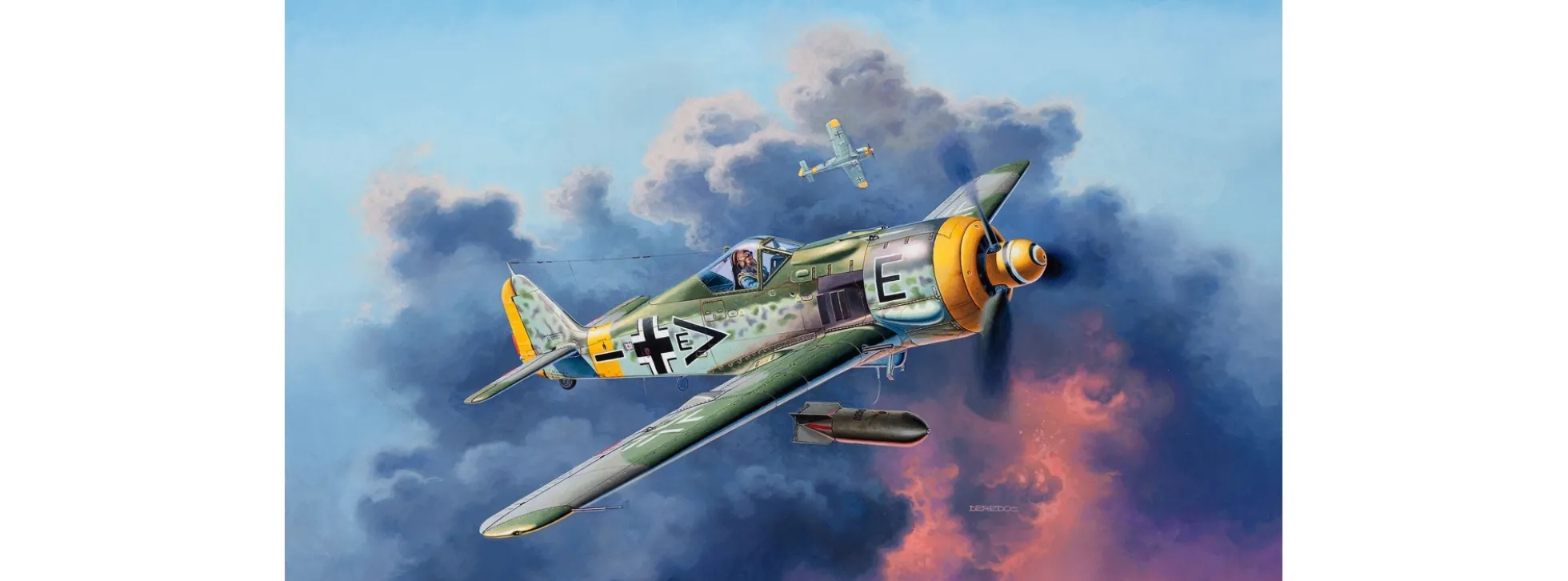 Revell 63898 Focke Wulf Fw190 F-8 Model-Set | Flugzeugbausatz 1:72
