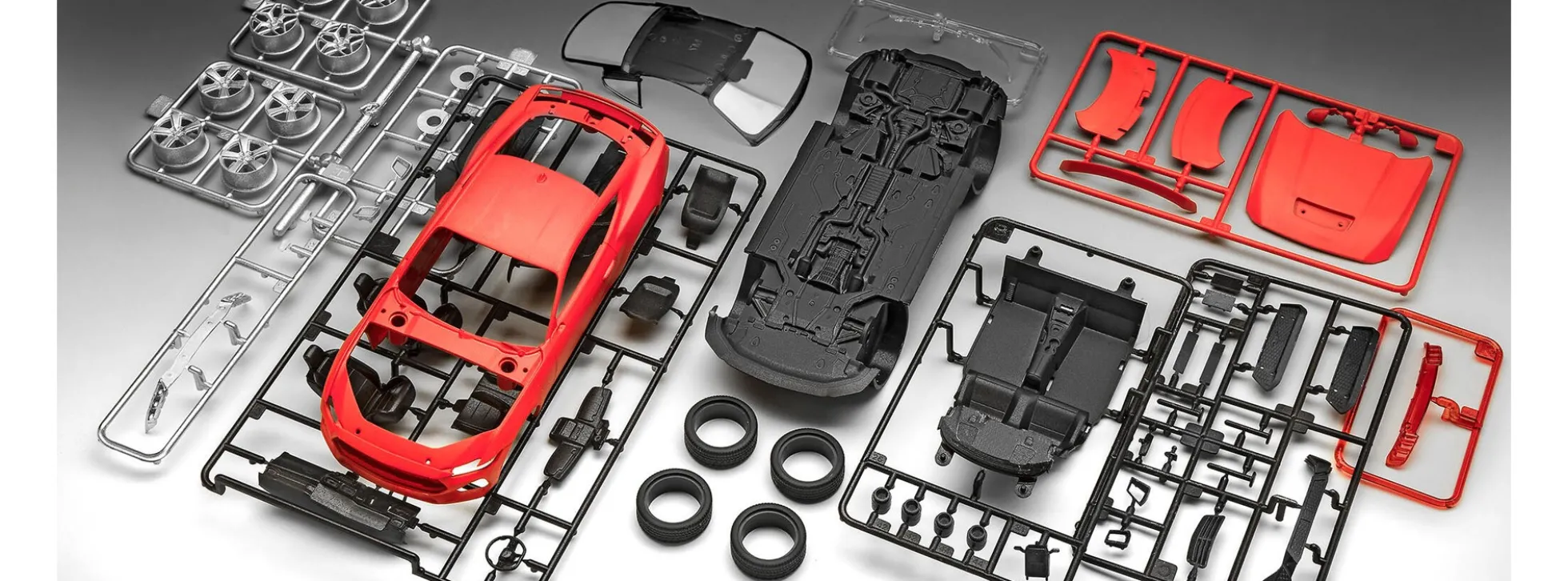Revell 07743 2024 Ford Mustang GT easy-click | Auto Bausatz 1:25