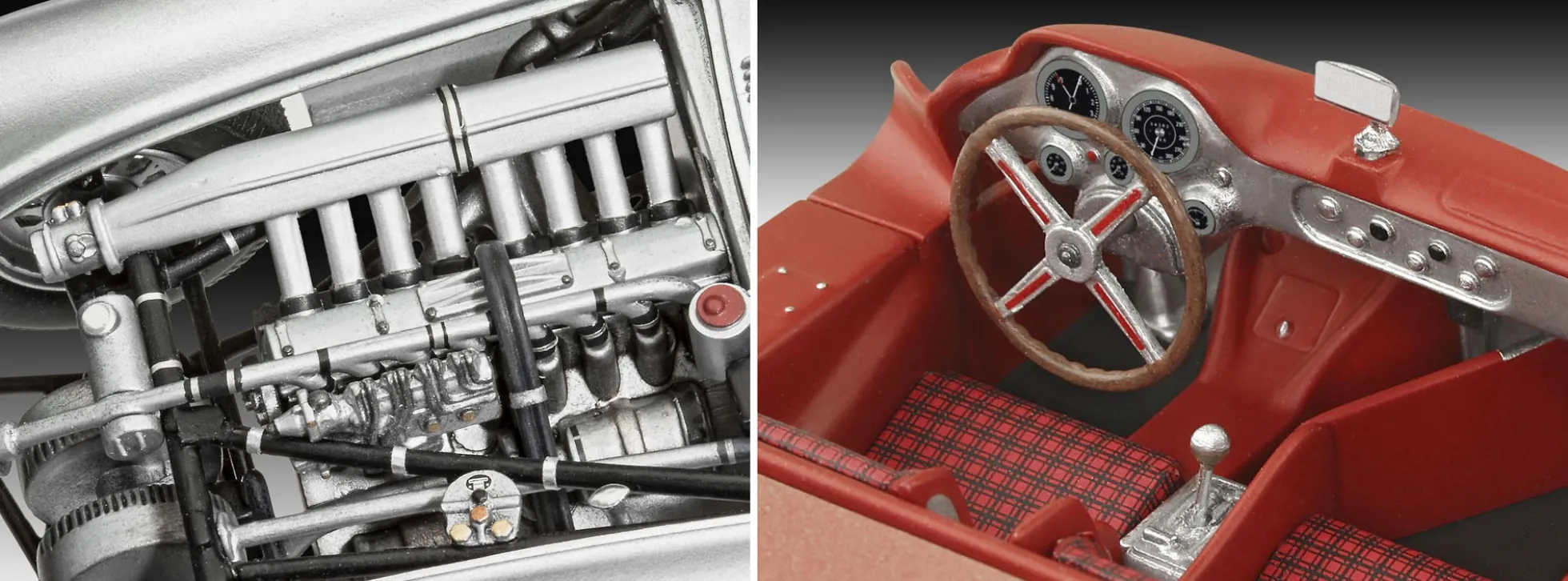 Revell 05633 Geschenkset Mercedes-Benz 300 SLR 70. Jahrestag | Auto Bausatz 1:24
