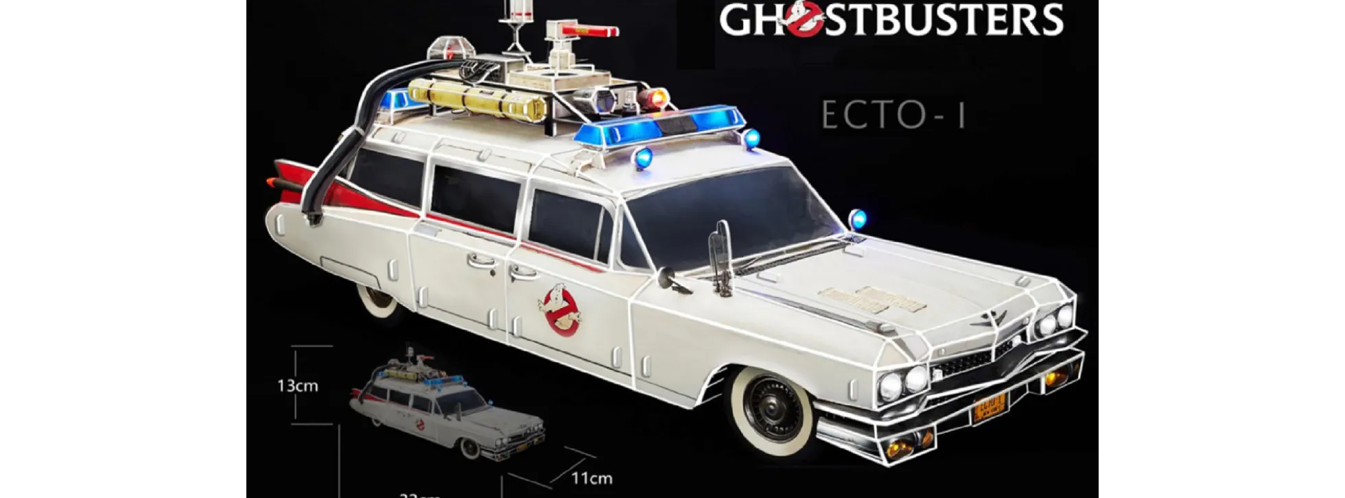 Revell 00222 Ghostbusters Ecto-1 | 120 Teile | 3D Puzzle