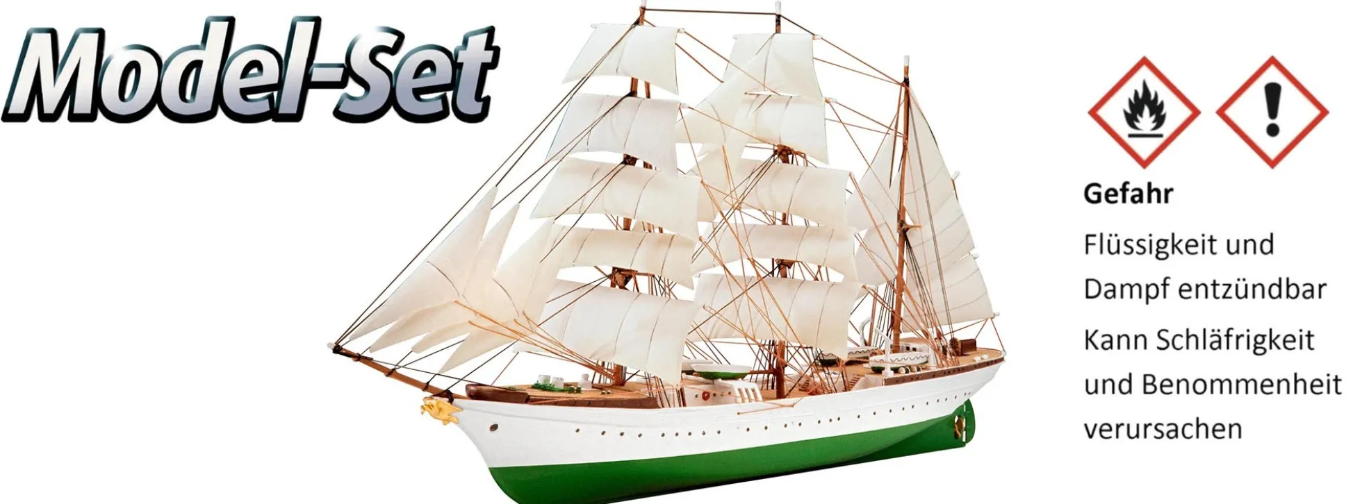 Revell 65432 Gorch Fock Model-Set | Schiff-Bausatz 1:350