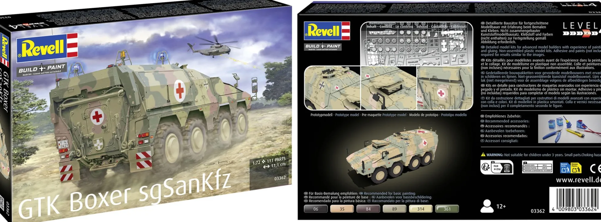 Revell 03362 GTK Boxer sg.San.Kfz. | Panzer Bausatz 1:72