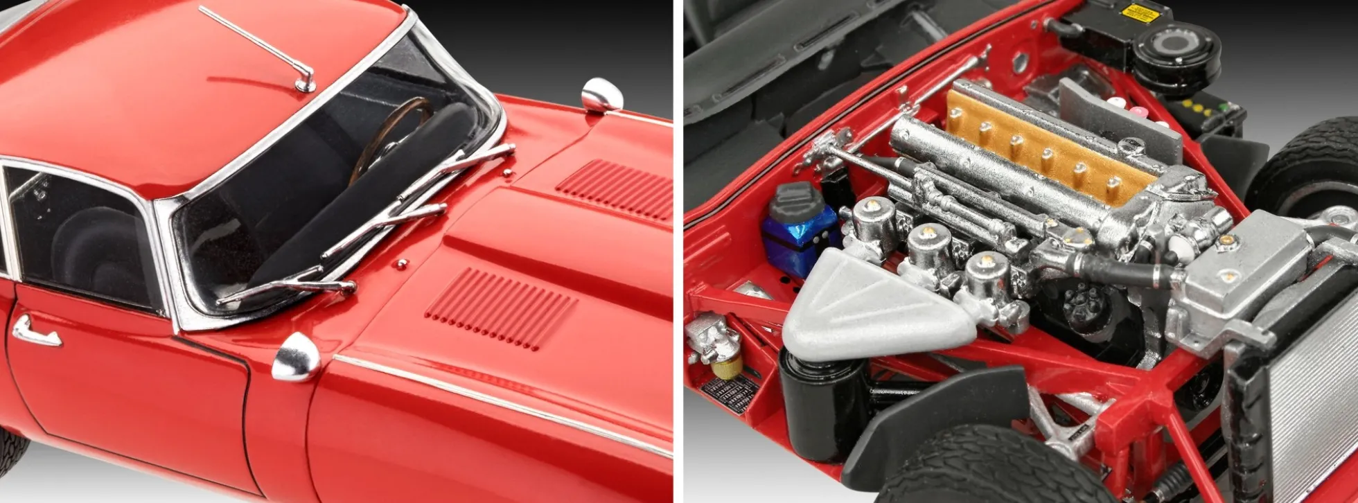 Revell 07668 Jaguar E-Type (Coupe) | Auto Bausatz 1:24