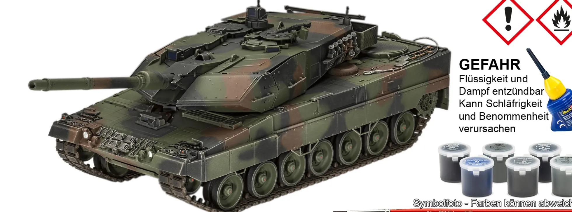 Revell 05631 70 Jahre Bundeswehr Leopard 2 A6A2 | Exclusive Edition | Panzer Bausatz 1:35