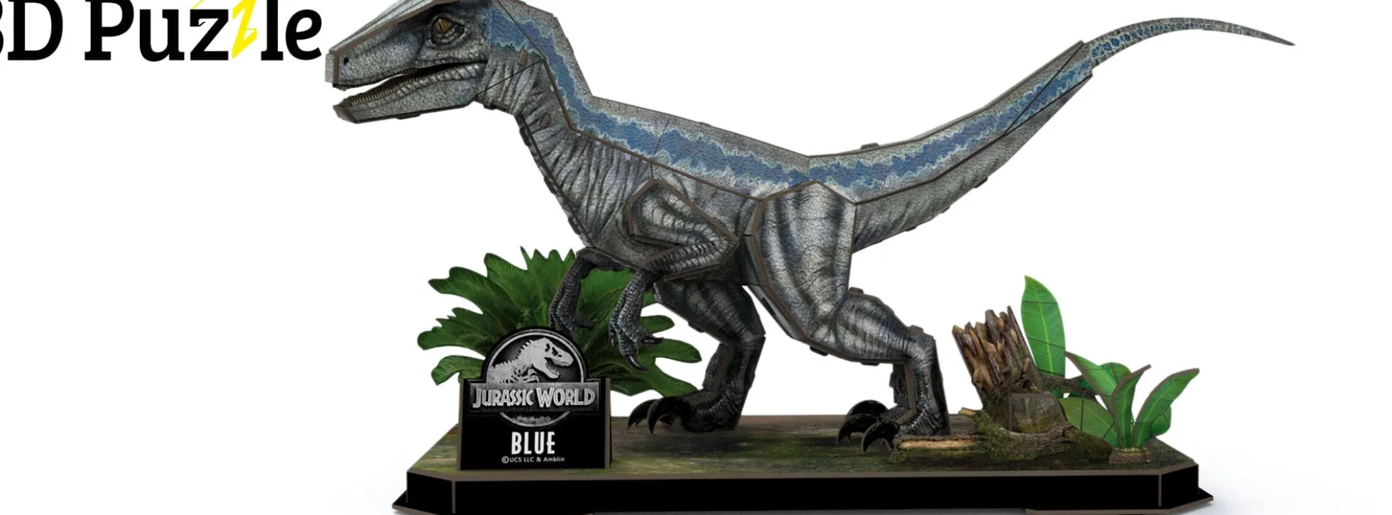 Revell 00247 Jurassic World - Blue | 3D-Puzzle | 57 Teile | ab 10 Jahren