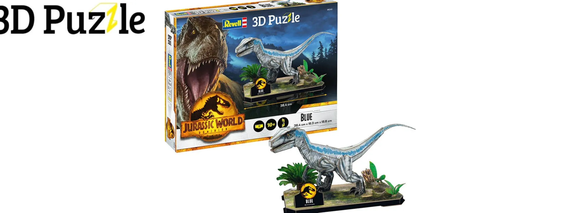 Revell 00243 Jurassic World Dominion Blue | 3D-Puzzle