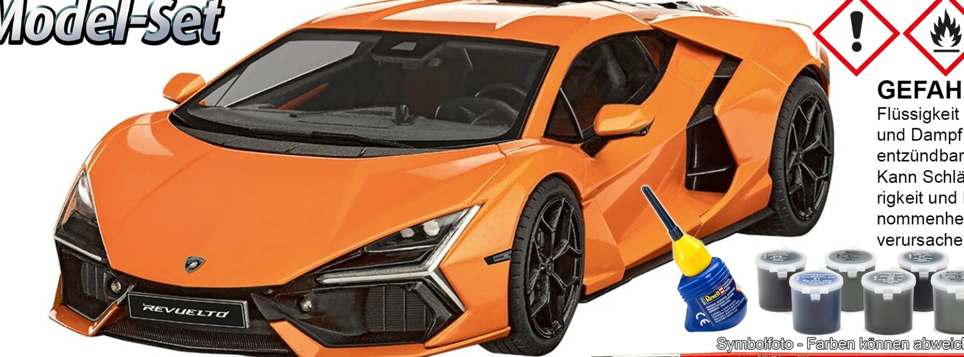 Revell 67723 Lamborghini Revuelto Model Set | Auto Bausatz 1:24