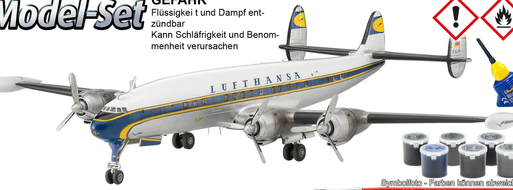 Revell 63745 Lockheed L.1049G Super Constellation Lufthansa | Model Set | Flugzeug Bausatz 1:144