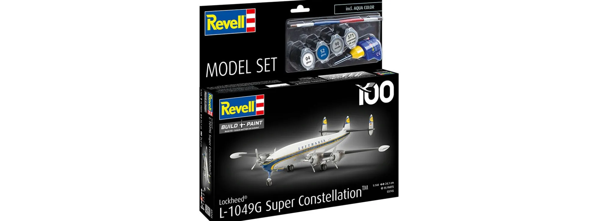 Revell 63745 Lockheed L.1049G Super Constellation Lufthansa | Model Set | Flugzeug Bausatz 1:144