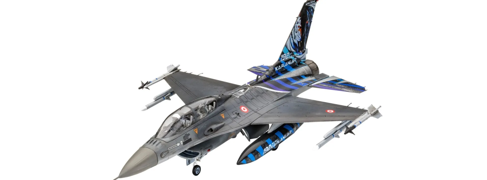 Revell 03844 Lockheed Martin F-16D Tigermeet 2014 | Flugzeug Bausatz 1:72