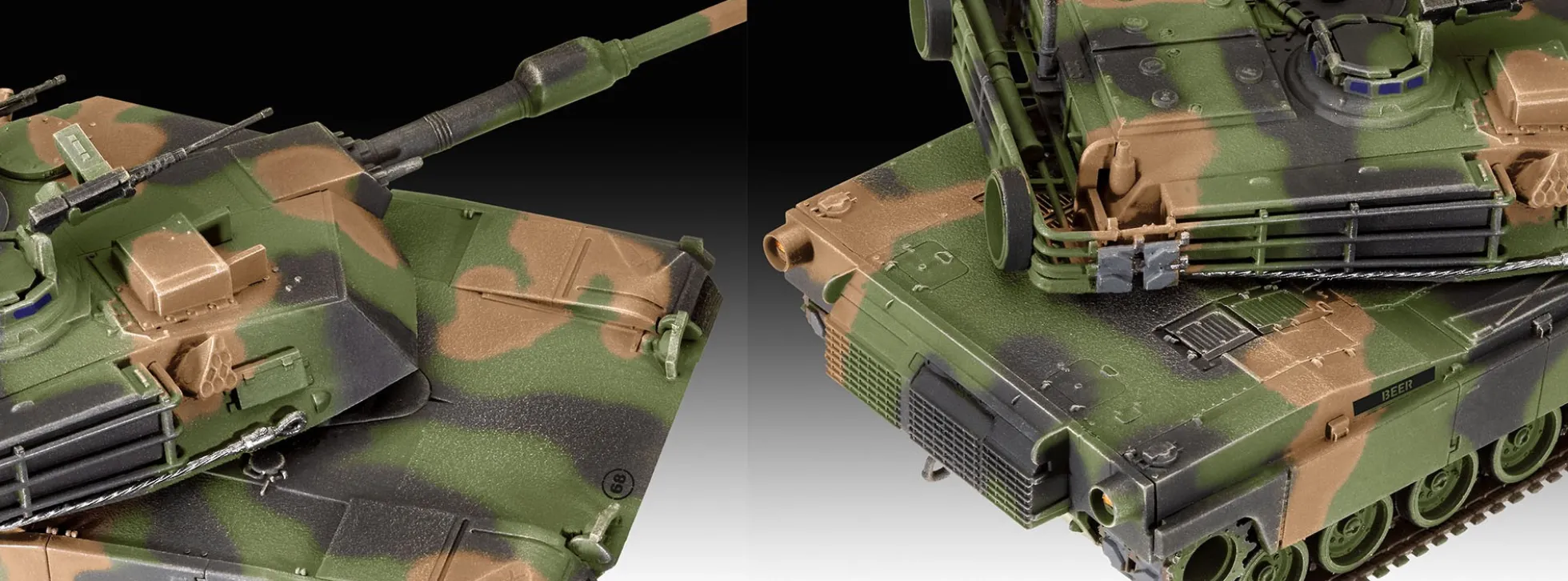 Revell 03346 M1A1 AIM / M1A2 Abrams | Militär Bausatz 1:72