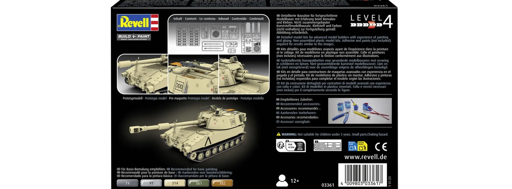 Revell 03361 M109 A2 | Panzer Bausatz 1:72