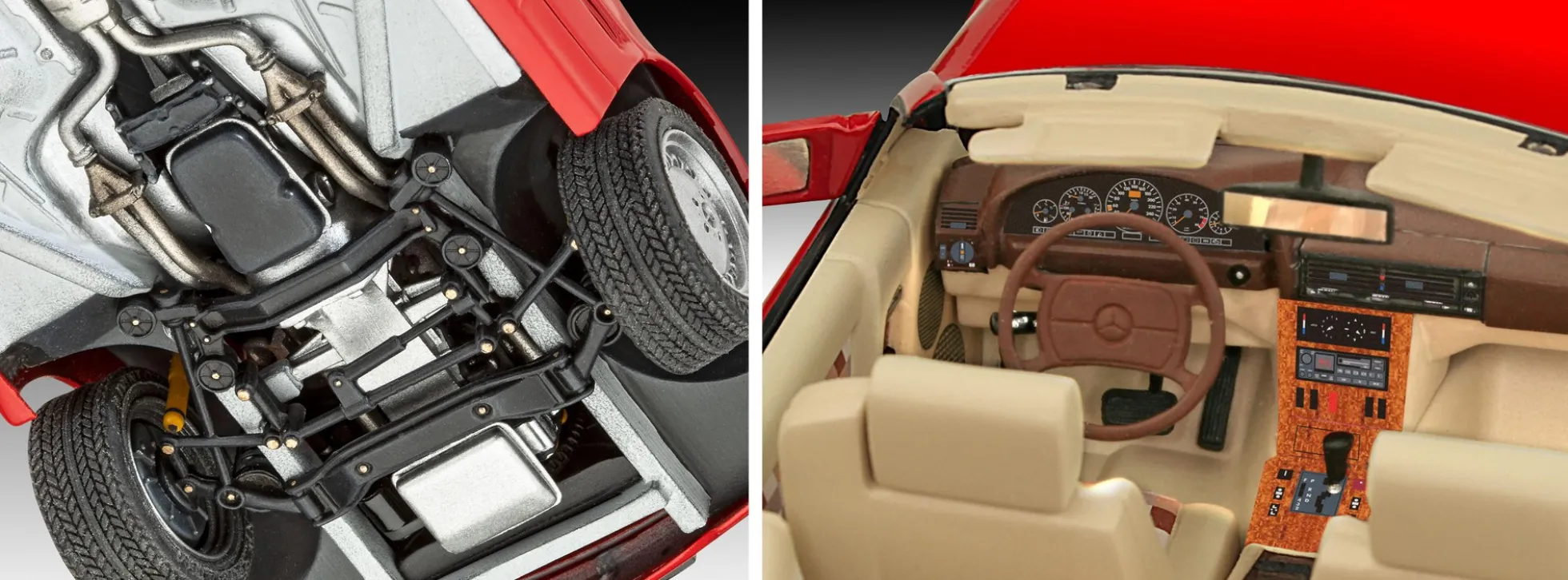 Revell 05615 MB 300 SL-24 Coupe | Geschenkset | Auto Bausatz 1:24