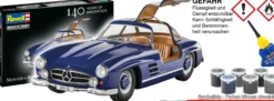 Revell 05614 MB 300 SL 100 Jahre Mercedes-Benz | Geschenkset | Auto Bausatz 1:24
