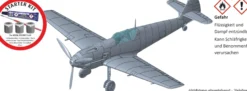 Revell 73781 Messerschmitt Bf109E-3 | Starter Kit | Flugzeug Bausatz 1:72