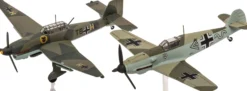 Revell 03770 Messerschmitt Bf 109E und Junkers Ju87B | Flugzeug Bausatz 1:144