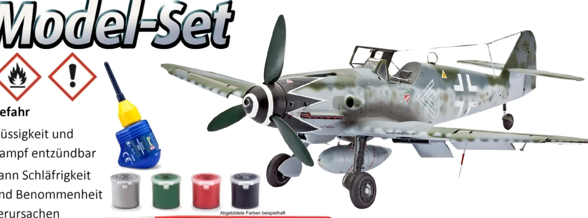 Revell 63752 Messerschmitt Bf109G-10 Erla | Model Set | Flugzeug Bausatz 1:32