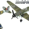 Revell 63710 Messerschmitt Bf109 und Spitfire MkV Model-Set | Flugzeug Bausatz 1:72