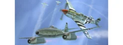 Revell 03711 Messerschmitt Me262 und P-51B Mustang Combat Set | Flugzeug Bausätze 1:72