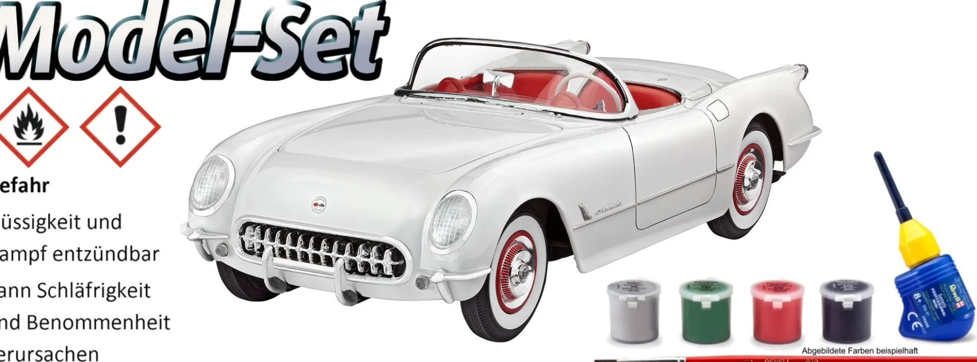 Revell 67718 Model Set 1953 Chevrolet Corvette Roadster | Auto Bausatz 1:24