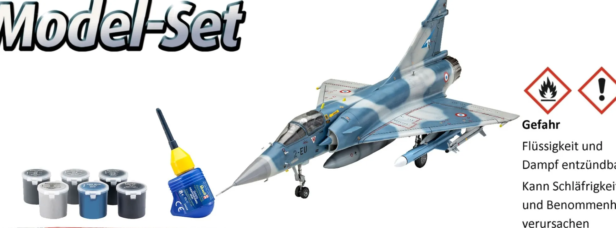 Revell 63813 Model Set Dassault Mirage 2000C | Flugzeug Bausatz 1:48