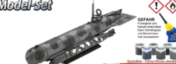 Revell 65187 Model Set Deutsches Miniatur U-Boot Type Molch | U-Boot Bausatz 1:72
