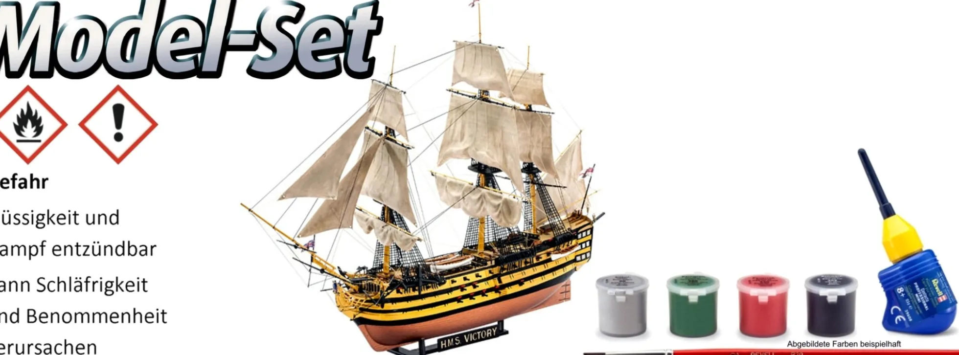 Revell 65408 Model Set HMS Victory | Segelschiff Bausatz 1:225