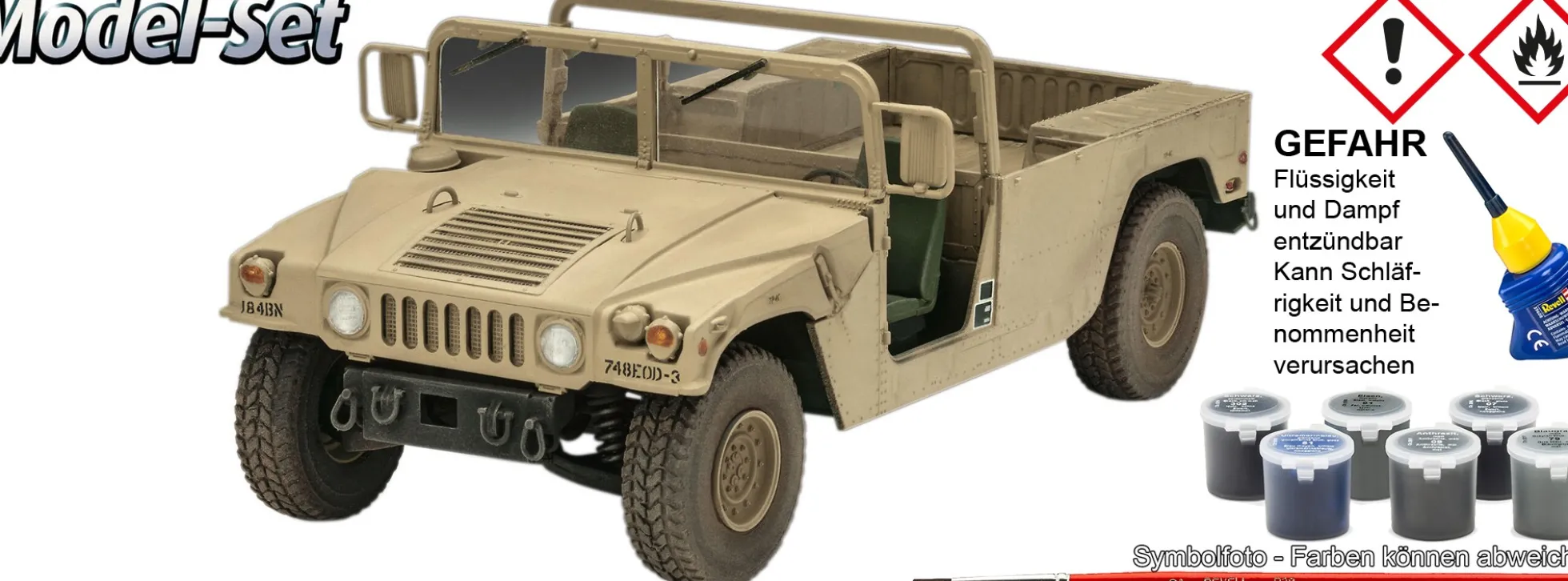 Revell 63366 Model Set Humvee 7A2 | Militär Bausatz 1:35