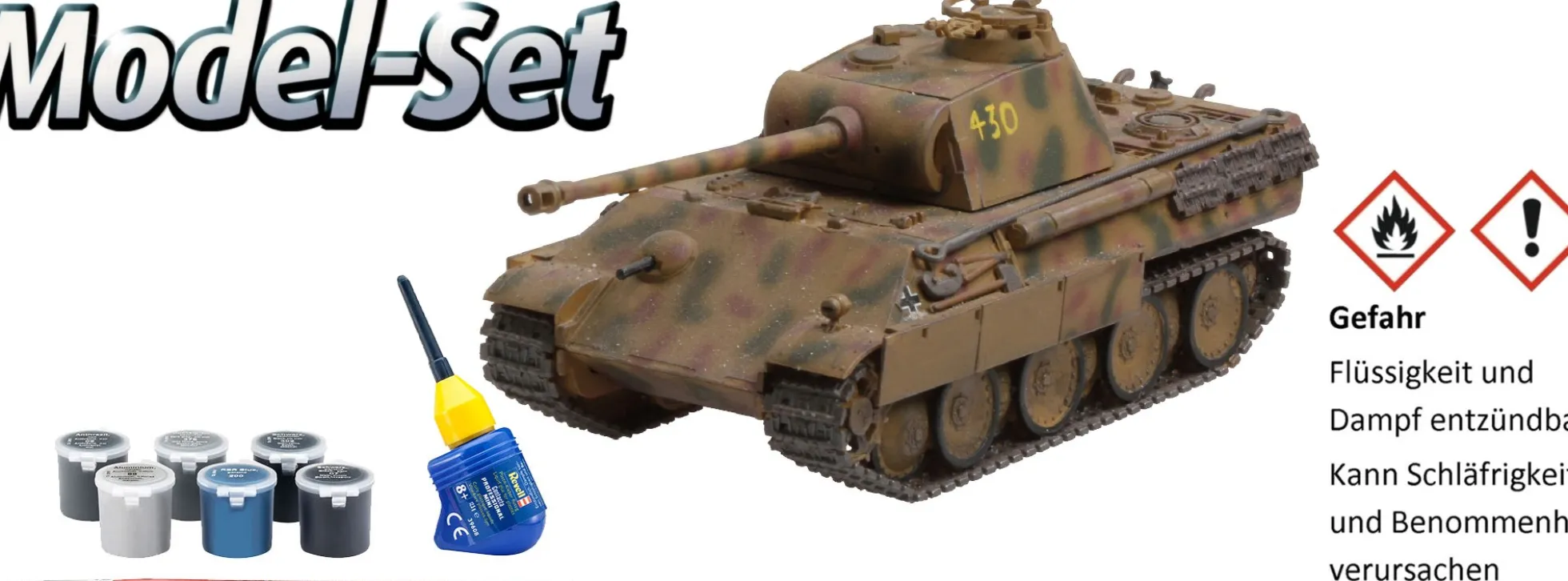 Revell 63171 Model Set Panther Ausf. G | Panzer Bausatz 1:72