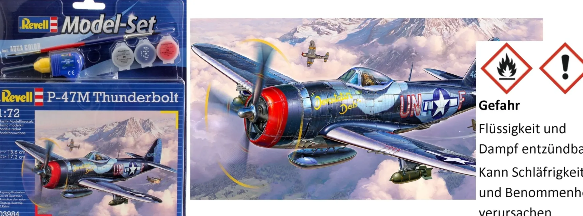 Revell 63984 Model Set P-47M Thunderbolt Flugzeug Bausatz 1:72