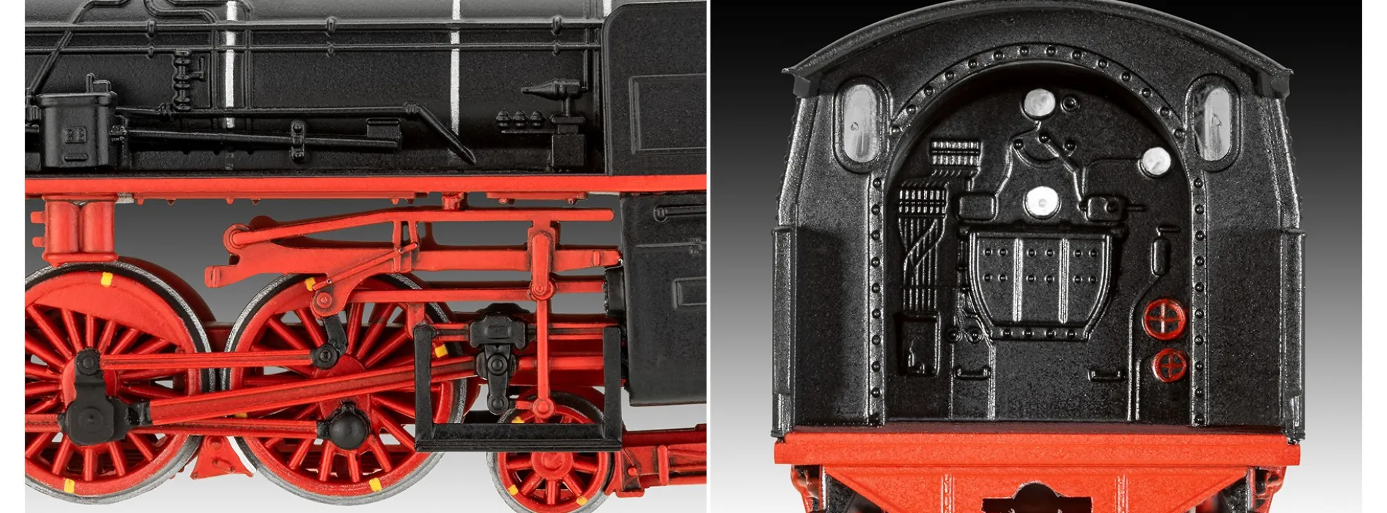Revell 62168 Model Set Schnellzuglokomotive S3/6 BR18 mit Tender | Lok Bausatz 1:87