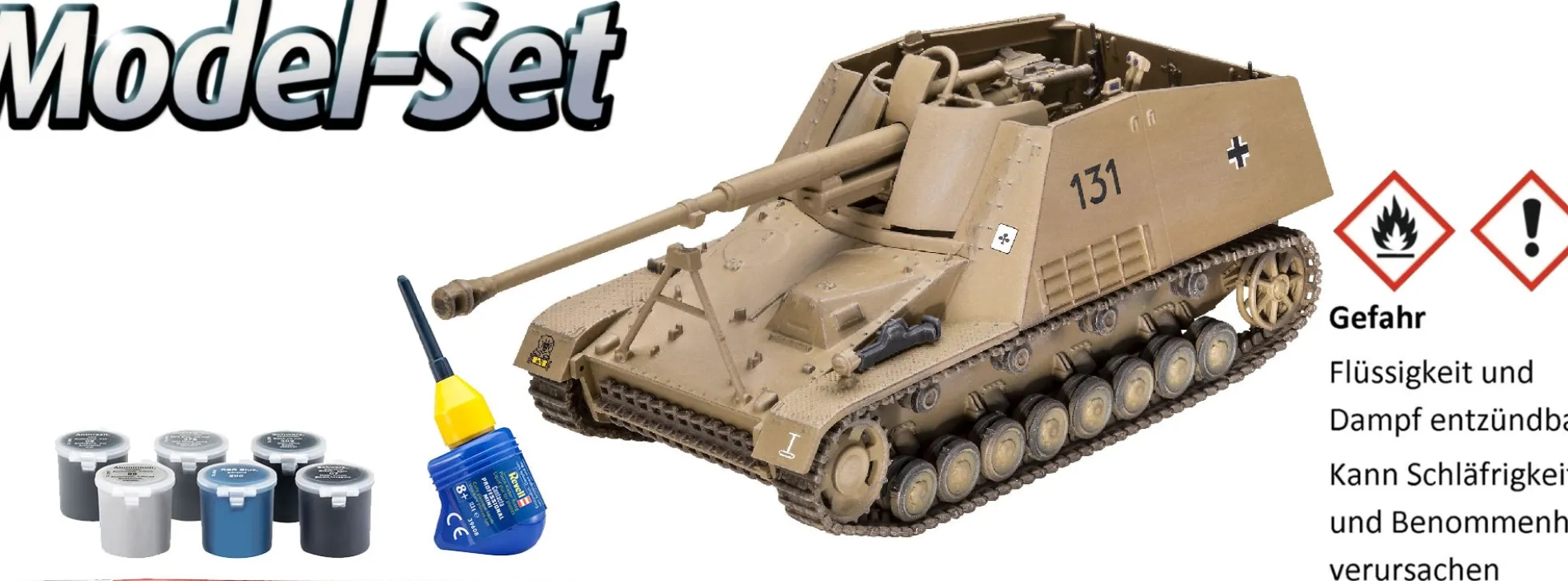 Revell 63358 Model Set Sd. Kfz. 164 Nashorn | Panzer Bausatz 1:72