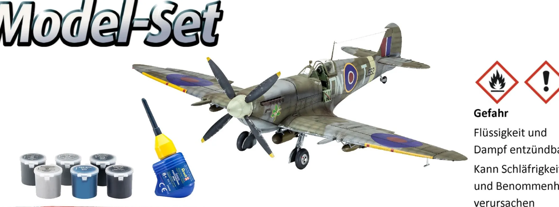 Revell 63927 Model Set Supermarine Spitfire Mk.IXc | Flugzeug Bausatz 1:32