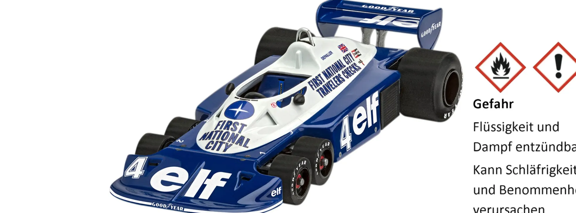 Revell 67741 Model Set Tyrrel P34-2 6-Wheeler | Auto Bausatz 1:32