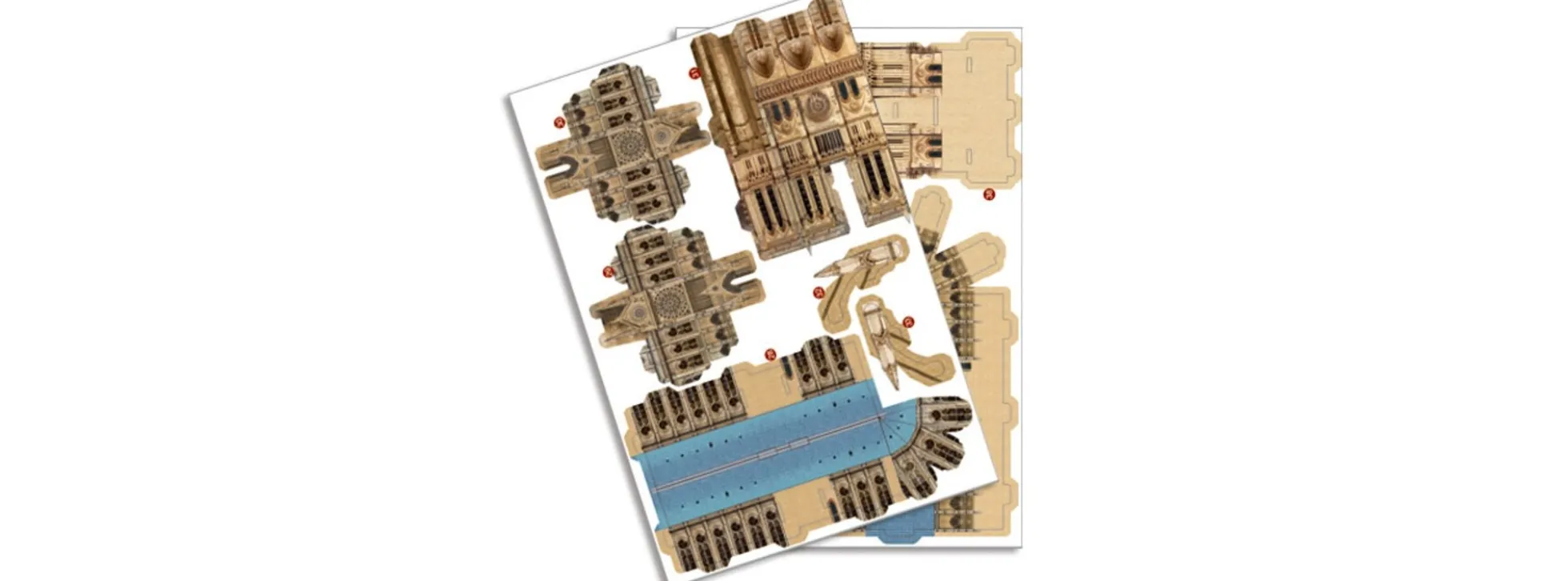 Revell 00121 Notre-Dame de Paris | 3D-Puzzle | 39 Teile | ab 10 Jahren