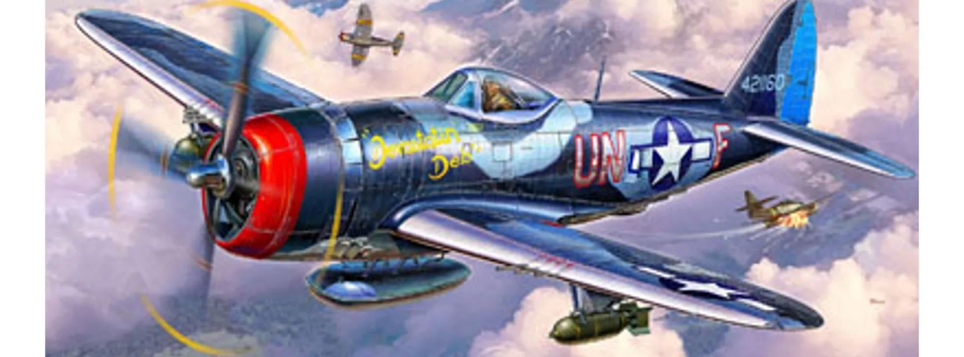 Revell 03984 Republic P-47 M Thunderbolt Flugzeug Bausatz 1:72