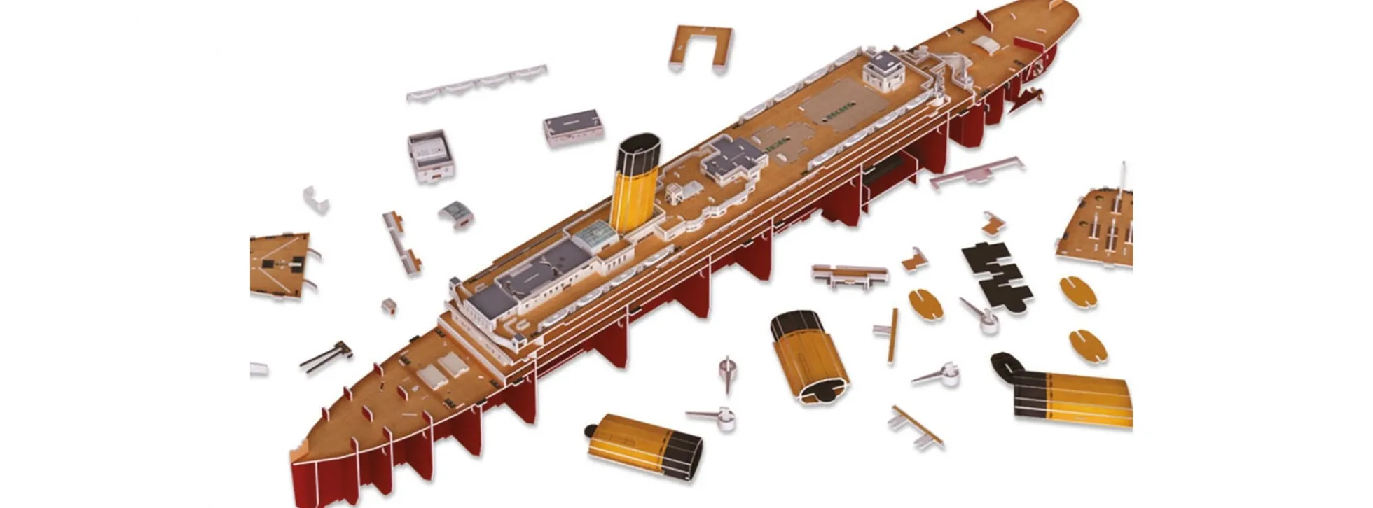 Revell 00154 RMS Titanic LED Edition | 3D-Puzzle | 266 Teile | ab 10 Jahren