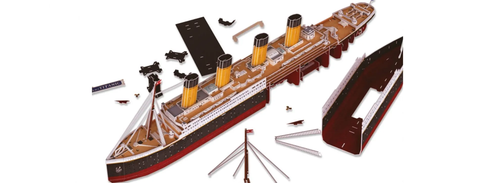 Revell 00154 RMS Titanic LED Edition | 3D-Puzzle | 266 Teile | ab 10 Jahren