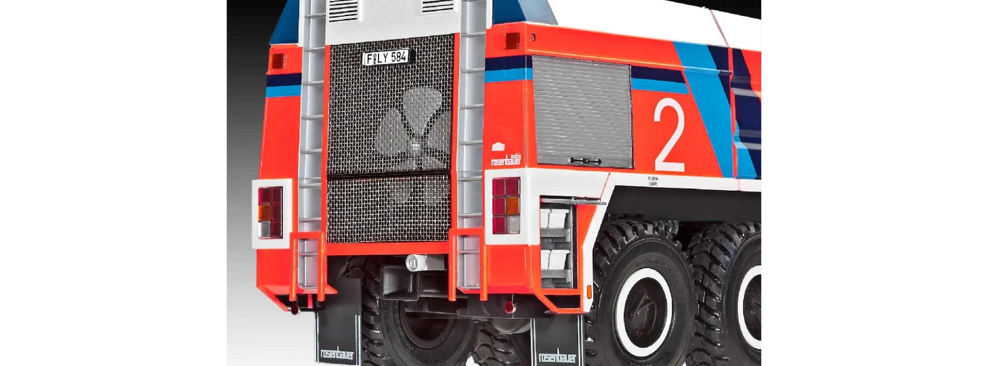 Revell 07747 Rosenbauer 60/120 GFLF Simba 8x8 | Limited Edition | Feuerwehr Bausatz 1:24