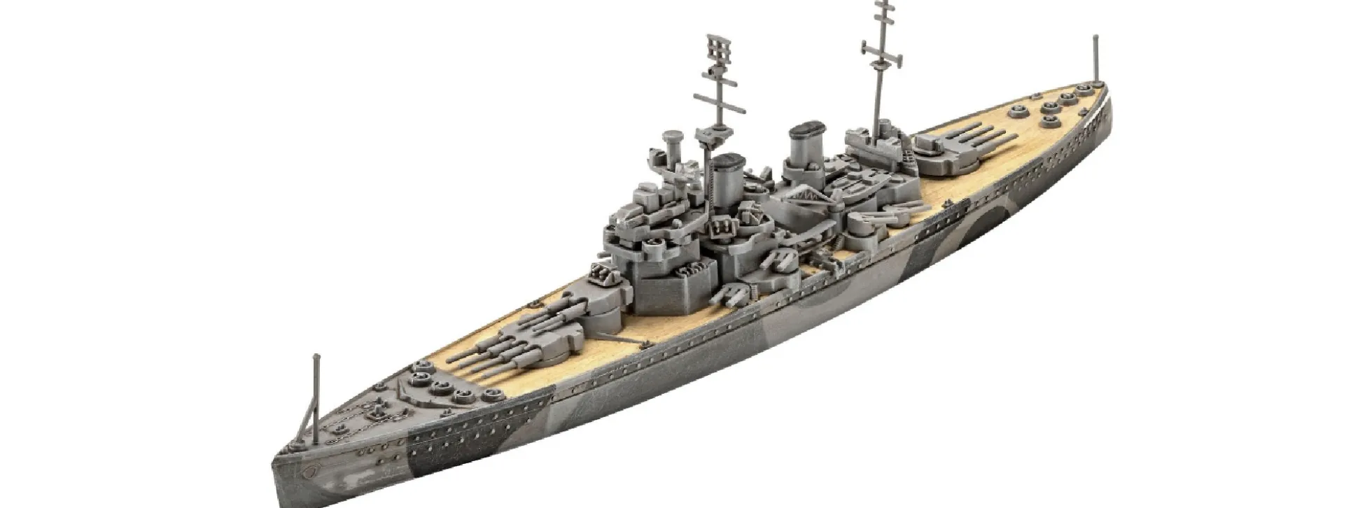 Revell 05182 Schlachtschiff HMS Duke of York | Schiffbausatz 1:1200