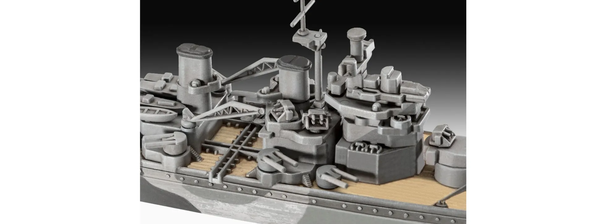 Revell 65182 Schlachtschiff HMS Duke of York Model Set | Schiffbausatz 1:1200