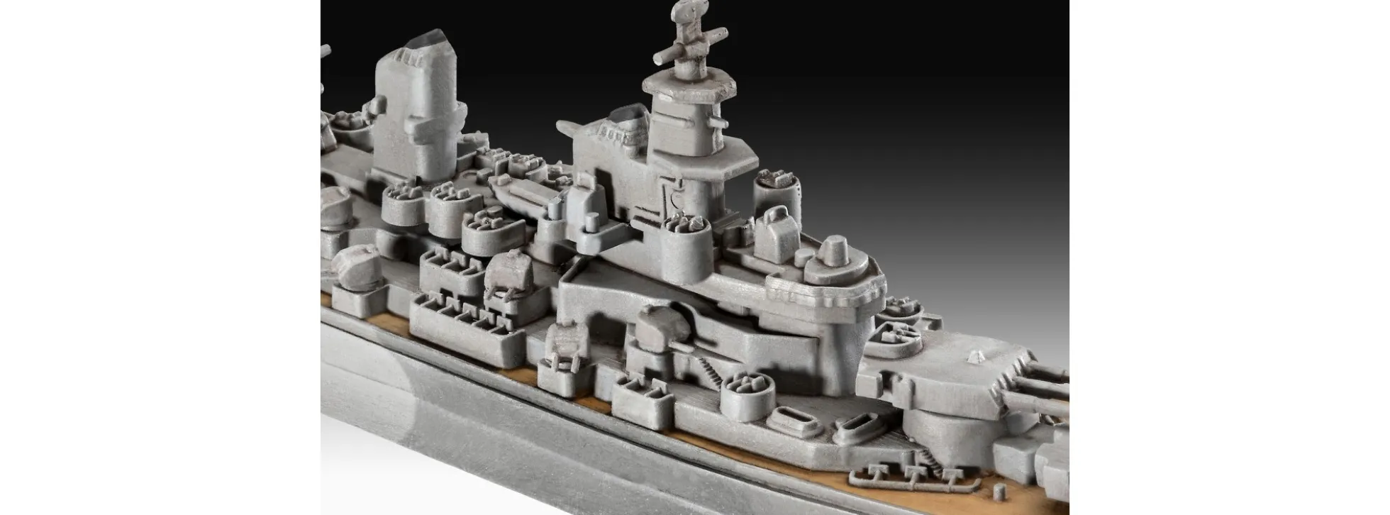 Revell 65183 Schlachtschiff USS New Jersey Model Set | Schiffbausatz 1:1200