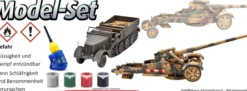 Revell 63371 Sd. Kfz. 9 Famo 21cm Mörser 18 oder 17 cm Kanone 18 | Model Set | Militär Bausatz 1:72