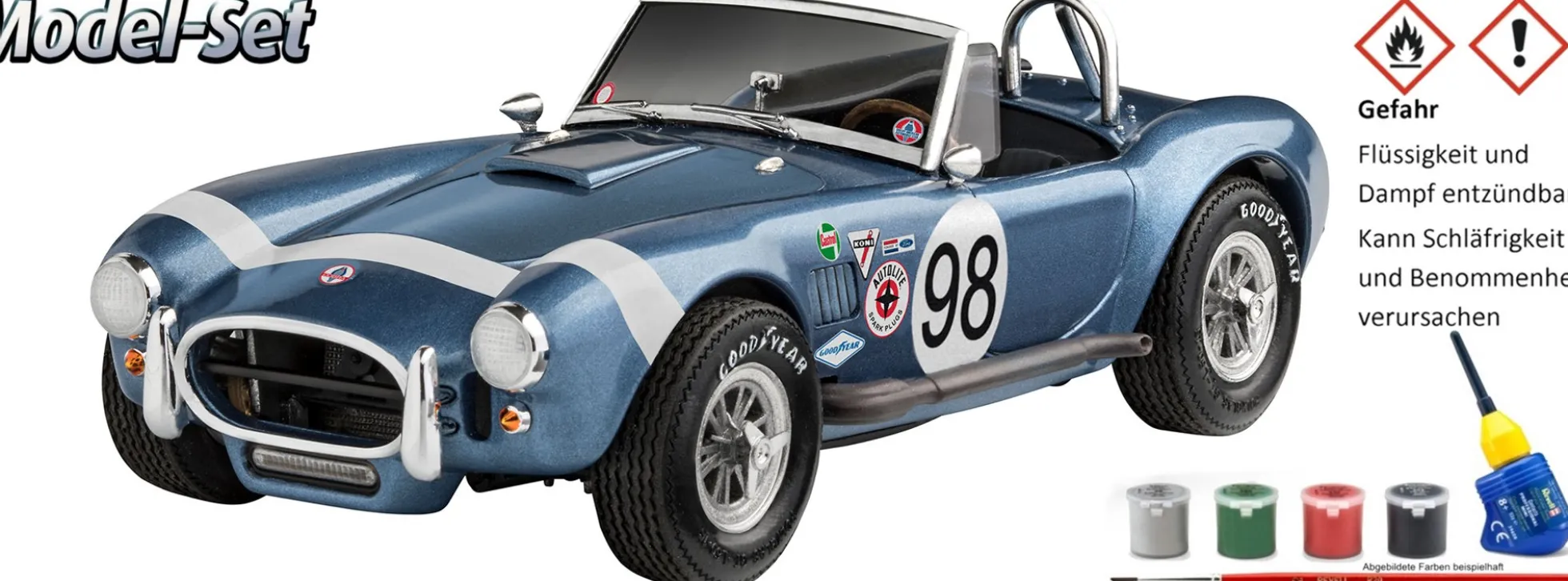 Revell 67669 Shelby Cobra 289 1962 | Model Set | Auto Bausatz 1:25