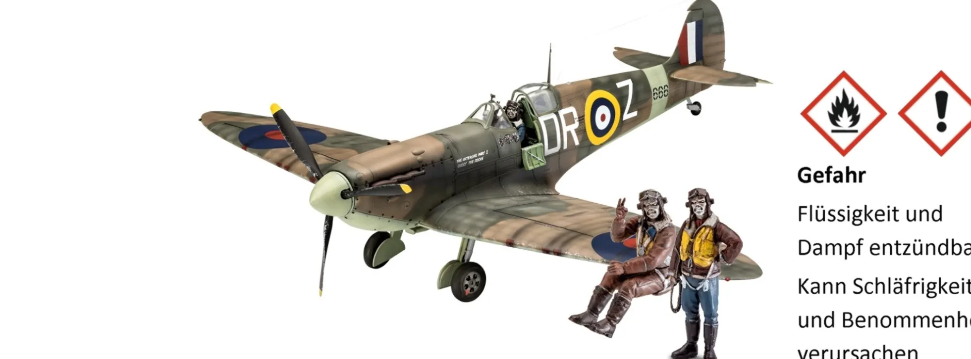 Revell 05688 Spitfire Mk.II Aces High | Iron Maiden | Flugzeug Bausatz 1:32