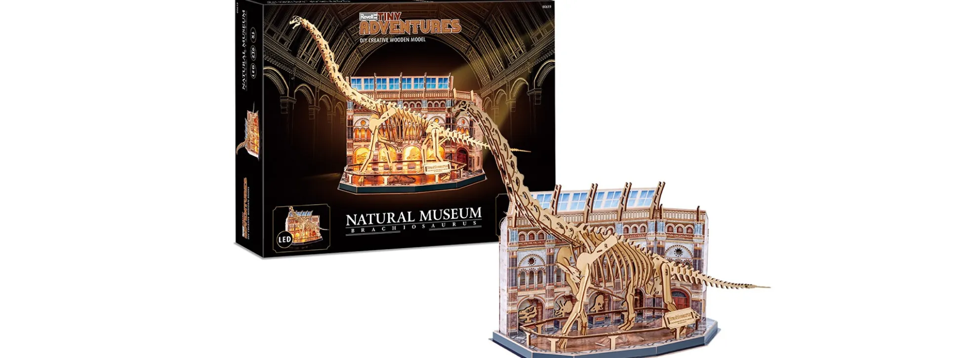 Revell 00619 Tiny Adventures - Natural Museum Brachiosaurus | Miniaturwelt